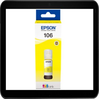 C13T00R440 - Epson 106 Ecotank yellow Druckertinte / Nachfülltinte für ca. 5.000 Seiten Druckleistung nach ISO