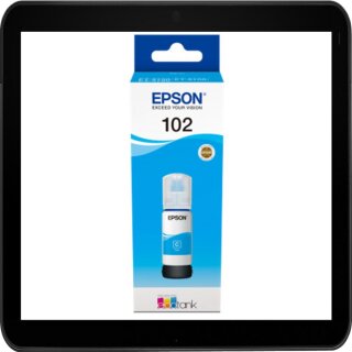 C13T03R240 - Epson 102 Ecotank cyan Druckertinte / Nachfülltinte für ca. 6.000 Seiten Druckleistung nach ISO