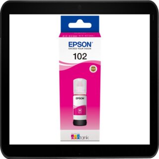 C13T03R340 - Epson 102 Ecotank magenta Druckertinte / Nachfülltinte für ca. 6.000 Seiten Druckleistung nach ISO