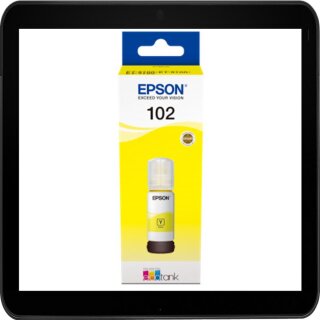 C13T03R440 - Epson 102 Ecotank yellow Druckertinte / Nachfülltinte für ca. 6.000 Seiten Druckleistung nach ISO