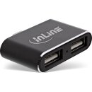 InLine® Mini USB 2.0 Hub, USB-C Stecker auf 2x USB A...