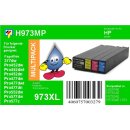 HP973X Multipack mit 4 XL TiDis Ersatzpatronen - je 1x...