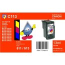 C113- TiDis Ersatzdruckerpatrone mit 13ml Inhalt - CL511...