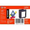 C6 TiDis Ersatzdruckerpatrone mit 29ml Inhalt für BC02 - schwarz -
