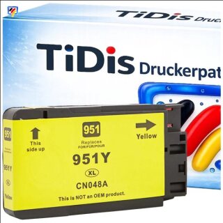 TDH951Y- Best Price Ersatzpatrone - yellow - mit 17ml Inhalt ersetzt CN048A