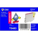 E60 - TiDis Ersatzpatrone - magenta- mit 17ml Inhalt...