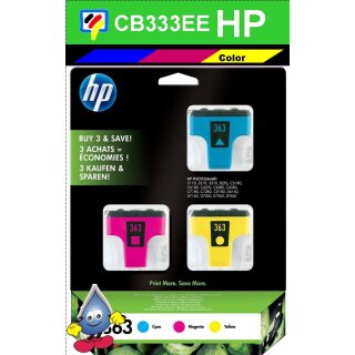 HP363MP - Original CB333EE - Multipack mit je 1x cyan, magenta, gelb zum Superangebot