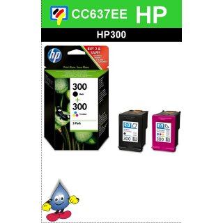 HP300B/C - Original CN637EE- schwarz, color-2 Druckpatrone zum Superangebot