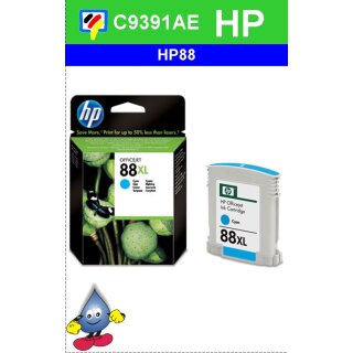 HP88C XL - Original C9391AE-cyan-Druckpatrone mit 17ml Inhalt zum Superangebot