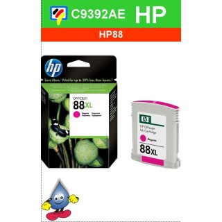 HP88M XL - Original C9392AE-magenta-Druckpatrone mit 17ml Inhalt zum Superangebot