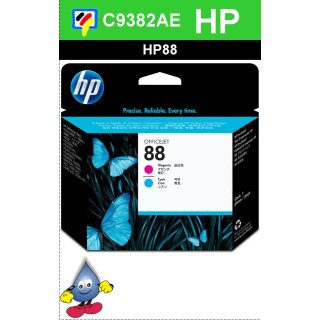 HP88MA/CY - Original C9382AE-magenta,cyan-Druckkopf zum Superangebot 