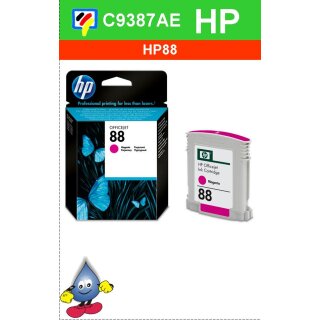 HP88M - Original C9387AE-magenta-Druckpatrone mit 10ml Inhalt zum Superangebot 