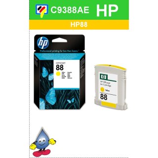 HP88Y - Original C9388AE-gelb-Druckpatrone mit 10ml Inhalt zum Superangebot 