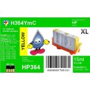 HP364Y - TiDis Ersatzpatrone - yellow - mit 15ml Inhalt...