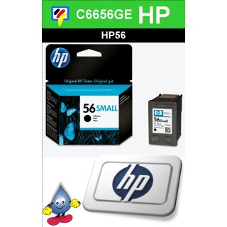 HP56BK - Original C6656GE-schwarz-Druckpatrone mit 4,5ml Inhalt zum Superangebot 