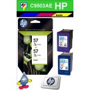 HP57CO - Original C9503AE-color-Druckpatrone mit 2x 17ml...