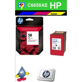 HP58PH - Original C6658AE-Foto-Druckpatrone mit 17ml Inhalt zum Superangebot