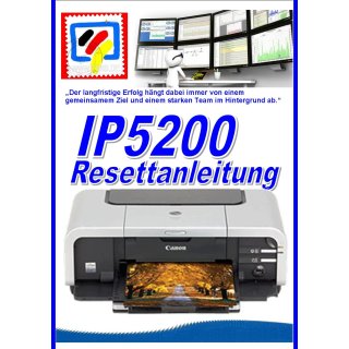 AN0104 - Resettanleitung für Canon Drucker IP5200