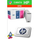 HP80M - Original C4847A-magenta-Drucktinte mit 350ml...