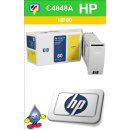 HP80Y - Original C4848A-gelb-Drucktinte mit 350ml Inhalt...