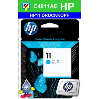 HP11C - Original C4811AE -cyan- Druckkopf mit 8ml Inhalt zum Superangebot