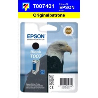 T007401 -schwarz- Epson Original Druckerpatrone mit 16ml Inhalt -C13T00740110-