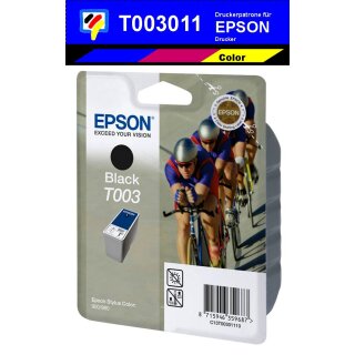 T003011 -schwarz- Epson Original Druckerpatrone mit 34ml Inhalt -C13T00301110-